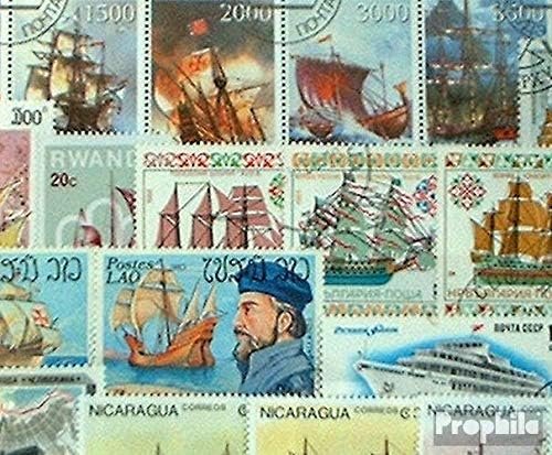 Prophila Collection 50 various Vessels and Boats stamps (Stamps for collectors) Seafaring/ships