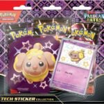 Pokémon TCG: Scarlet & Violet—Paldean Fates Tech Sticker Collection – Fidough (1 Foil Promo Card & 3 Booster Packs)