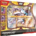 Pokémon TCG: Paradox Fury Premium Collection (1 Oversize Promo Card, 3 Promo Cards & 7 Booster Packs)