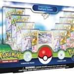 Pokémon TCG: GO Premium Collection – Radiant Eevee (1 Foil Promo Card, 1 Deluxe Pin & 8 Booster Packs)