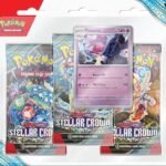 Pokémon TCG: Scarlet & Violet—Stellar Crown 3-Pack Blister – Tinkaton (3 Booster Packs & Foil Promo Card)