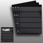 3 Prophila double-sided stocksheets, 5-way division, 5 pockets