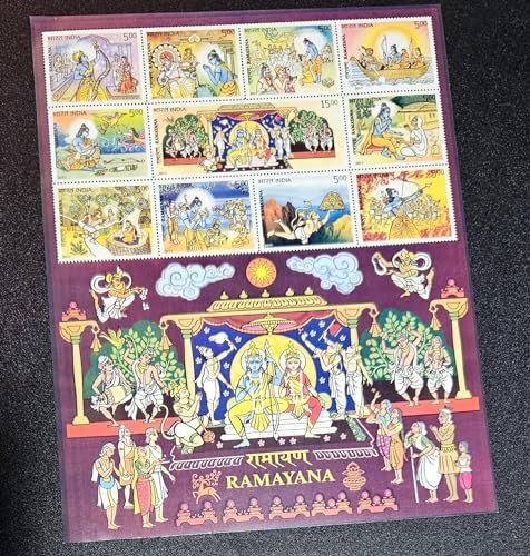 India MNH Stamp Sheetlet Ramayana set 2