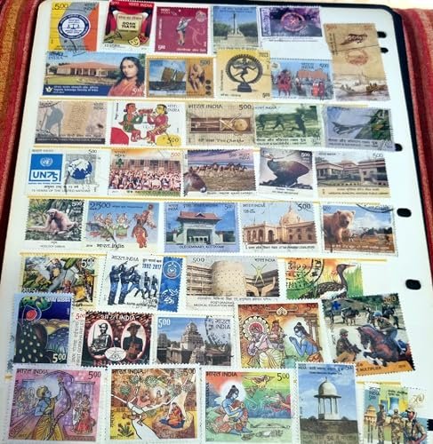 India modern set of stamps (100Stamps)