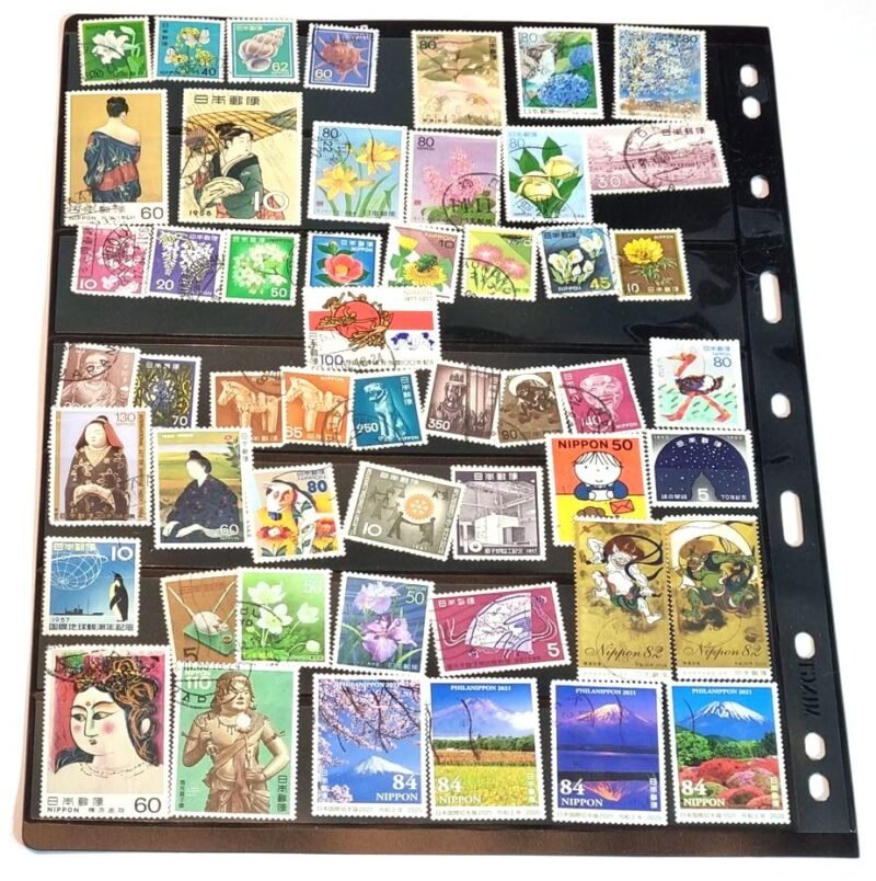 Japan stamps - stamps all different (100)