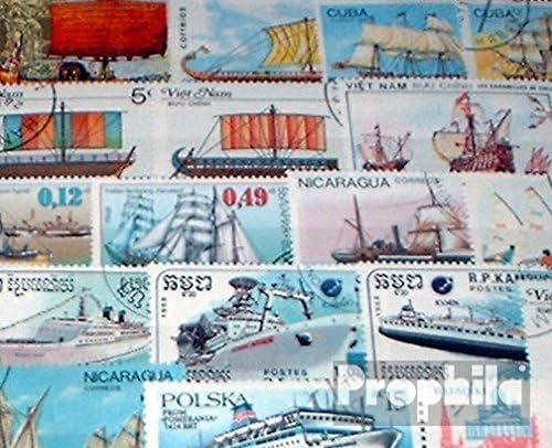 Motives 200 various Vessels and Boats stamps (Stamps for collectors) Seafaring/ships