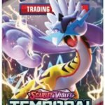 Pokémon | Pokemon TCG: Scarlet & Violet Temporal Forces Booster Packs x4 | Card Game | One of Each Art + TitanCards Toploader