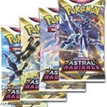 Pokémon | Pokemon TCG: Sword & Shield 10 Astral Radiance Booster Packs x4 | Card Game | One of Each Art + TitanCards Toploader