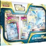 Pokémon TCG: Glaceon VSTAR Special Collection (2 Etched Foil Promo Cards, 1 Foil Oversize Card & 4 Booster Packs)