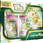 Pokémon TCG: Leafeon VSTAR Special Collection (2 Etched Foil Promo Cards, 1 Foil Oversize Card & 5 Booster Packs)