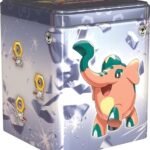 Pokémon TCG: Metal Stacking Tin (3 Booster Packs & 2 Sticker Sheets)