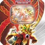 Pokémon TCG: Paradox Destinies Tin – Gouging Fire ex (1 Foil Promo Card & 4 Booster Packs)