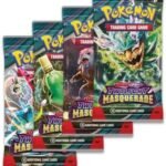 Pokemon TCG Scarlet & Violet Twilight Masquerade Booster Packs x4 | Each Pack Contains 10 Pokémon Cards | One of Each Artwork + TitanCards Toploader