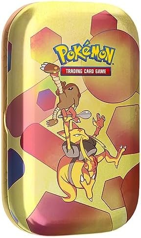 Pokémon TCG: Scarlet & Violet—151 Mini Tin – Kadabra (2 Booster Packs, 1 Coin & 1 Art Card)