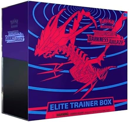 Pokémon TCG: Sword & Shield—Darkness Ablaze Elite Trainer Box (8 Boosters & Premium Accessories)