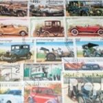 Prophila Collection 50 Oldtimer Cars Stamps (Stamps for Collectors) Cars/Road Traffic