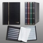 Prophila stamp album (small), 32 black sides, padded black cover