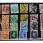 Queen Victoria vintage postage stamps (Set3:QVwith3Kings)