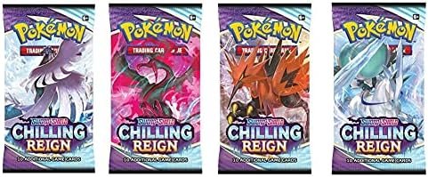 TPCI Pokemon Sword & Shield 6 Chill Reign Booster Pack (4 Pack) – Pokémon TCG SwSh6