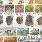 Tanzania 50 various special stamps (Stamps for collectors)