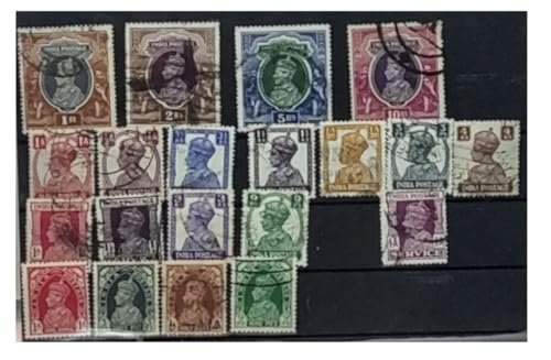 Vintage British India Stamps King George VI