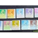 Vintage Hong Kong stamps Queen Elizabeth II era (Set1:QE2_1)