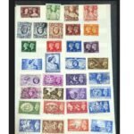 Vintage King George VI stamps collection