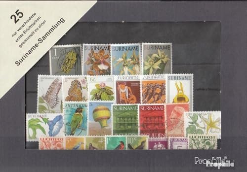 suriname 25 various stamps (Stamps for collectors)