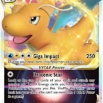 Dragonite VSTAR 050/078 Rare VSTAR Pokemon Card (Pokemon GO Special TCG Set) + 1x TitanCards® Toploader