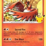 Ho-Oh 001/025 Rare Pokemon Card (Celebrations 25th Anniversary) + 1x TitanCards® Toploader