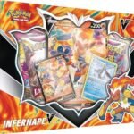 Pokémon TCG: Infernape V Box (2 Foil Promo Cards, 1 Foil Oversize Card & 4 Booster Packs)