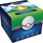 Pokémon TCG: Pokémon GO Premier Deck Holder Collection – Dragonite VSTAR (2 Foil Card, 9 Booster Packs & 1 Deck Holder)