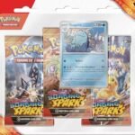 Pokémon TCG: Scarlet & Violet—Surging Sparks 3-Pack Blister – Quagsire (3 Booster Packs & Foil Promo Card)