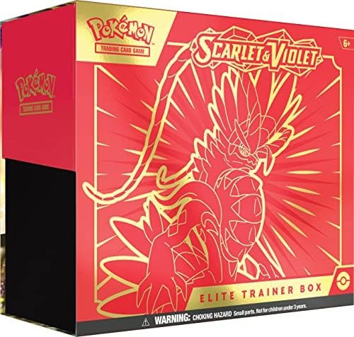 Pokémon TCG: Scarlet and Violet Elite Trainer Box – Koraidon (1 Full Art Promo Card, 9 Boosters and Premium Accessories)