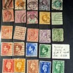 Queen Victoria vintage postage stamps (Set4:QVwith4Kings)