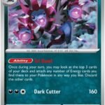 Hydreigon 140/193 Rare Pokemon Card (SV2 Paldea Evolved) + 1x TitanCards® Toploader