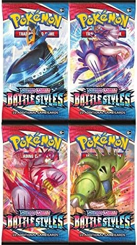 Pokemon Card Booster Packs (4 Different Models) – Battle Styles – English