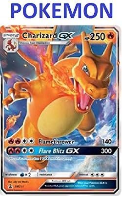 Pokémon – Charizard GX – SM211 – Hidden Fates Promo Card – Holo FOIL – NM/M – 100% Guaranteed Authentic