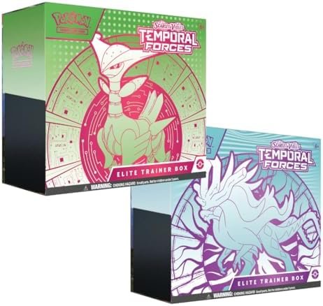 Pokemon TCG Temporal Forces Elite Trainer Box Bundle of 2 + 1x TitanCards® Toploader