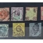 Queen Victoria vintage postage stamps (Set1:QVStamps)