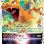 Charizard VSTAR 018/172 Rare VSTAR Pokemon Card (SWSH Brilliant Stars) + 1x TitanCards® Toploader