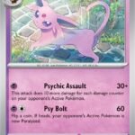 Espeon 086/197 Uncommon Pokemon Card (SV Obsidian Flames) + 1x TitanCards® Toploader