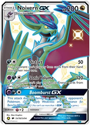 Noivern GX – SV78/SV94 – Ultra Rare – Hidden Fates