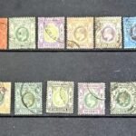 Vintage Hong Kong stamps QV to QEII (KingEdward7)