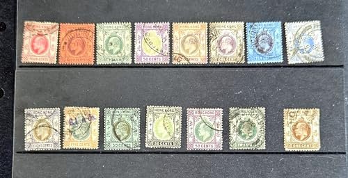 Vintage Hong Kong stamps QV to QEII (KingEdward7)