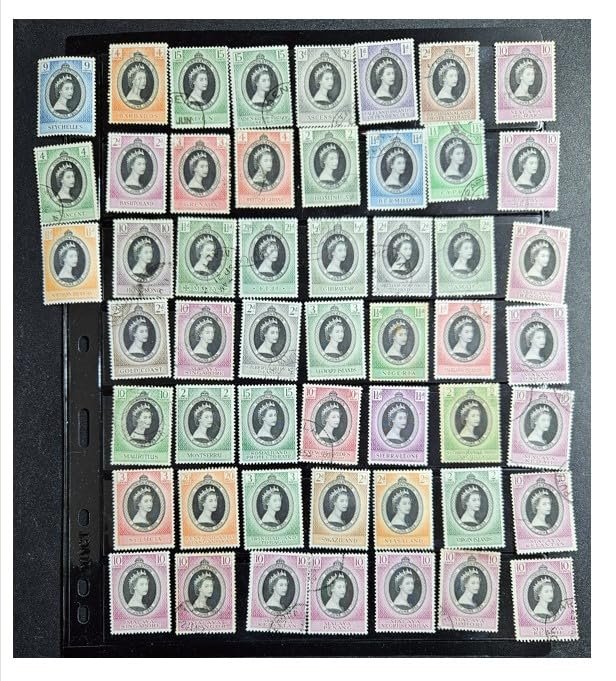 1953 Queen Elizabeth II CORONATION OMNIBUS stamps 50+