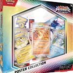 Pokémon TCG: Scarlet & Violet—Prismatic Evolutions Poster Collection (3 booster packs & 3 Foil Promo Cards)