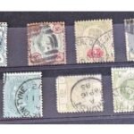 Queen Victoria vintage stamp sets (Set4:QVGreen)