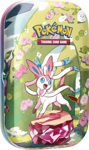 Pokémon TCG: Scarlet & Violet—Prismatic Evolutions Mini Tin – Sylveon (2 Booster Packs & 1 Coin)