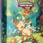 Pokémon TCG: Scarlet & Violet—Prismatic Evolutions Mini Tin – Leafeon (2 Booster Packs & 1 Coin)